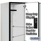 Salsbury Industries Wardrobe Locker, 45" W, 21" D, 76" H, (3) Wide, (6) Openings, Gray 22361GRY - alternate 6